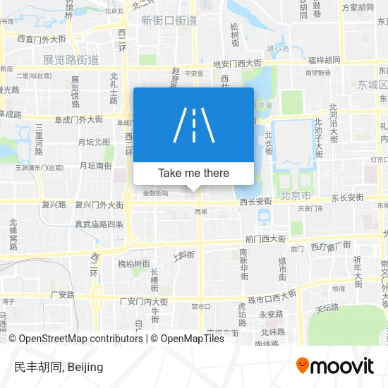 民丰胡同 map