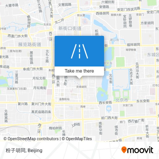 粉子胡同 map