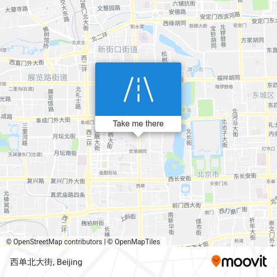 西单北大街 map