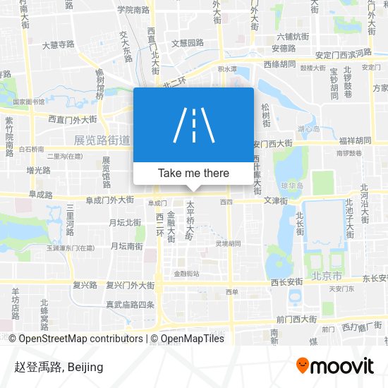 赵登禹路 map