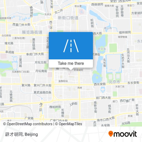 辟才胡同 map