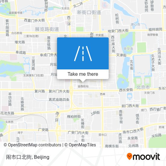 闹市口北街 map