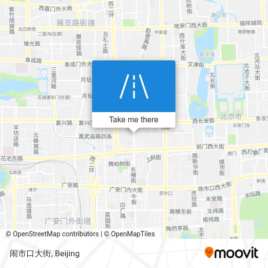 闹市口大街 map