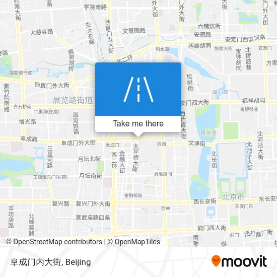 阜成门内大街 map