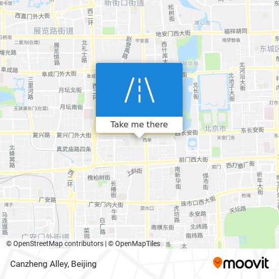 Canzheng Alley map