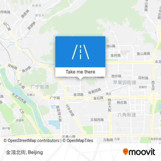 金顶北街 map