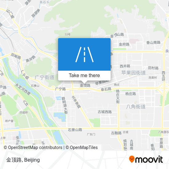 金顶路 map