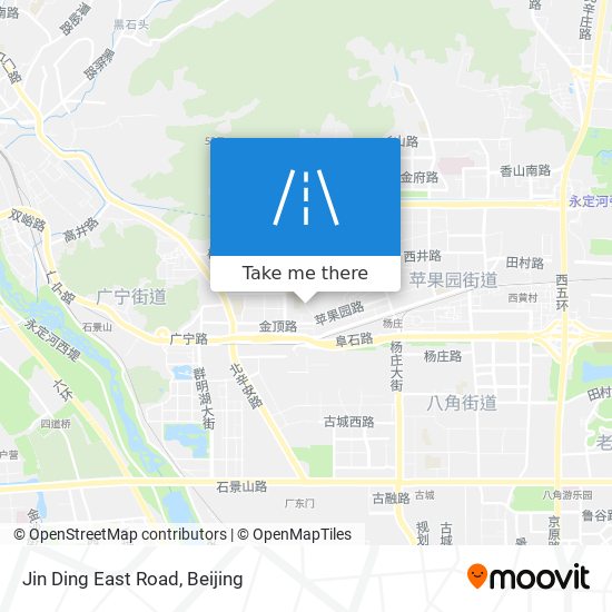 Jin Ding East Road map