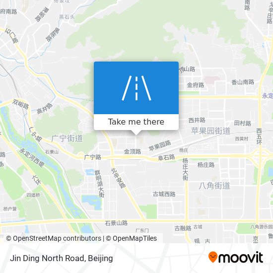 Jin Ding North Road map