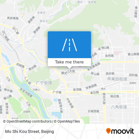 Mo Shi Kou Street map