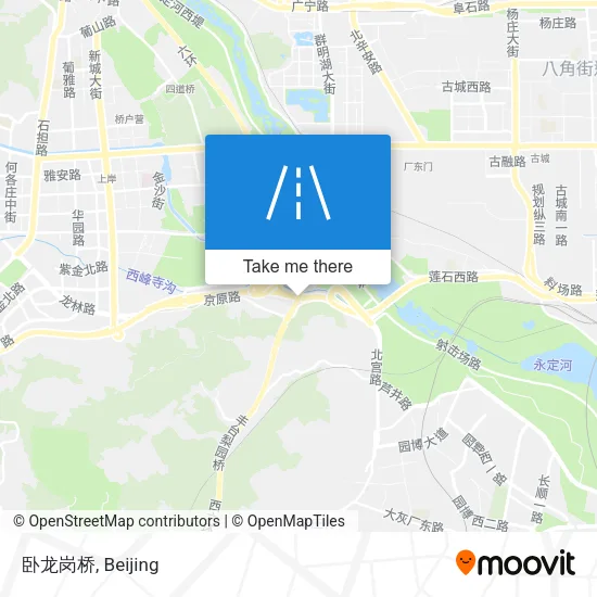 卧龙岗桥 map