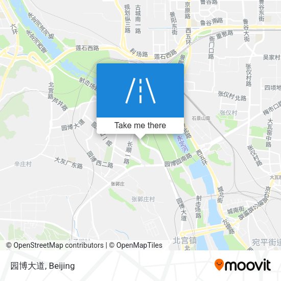 园博大道 map