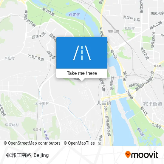 张郭庄南路 map