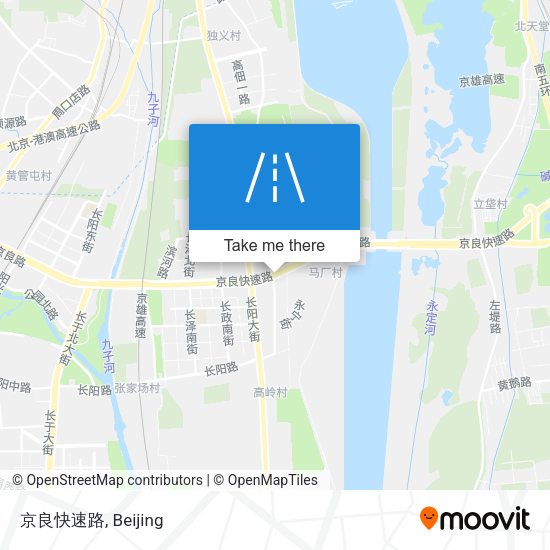 京良快速路 map
