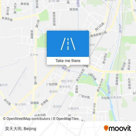 昊天大街 map