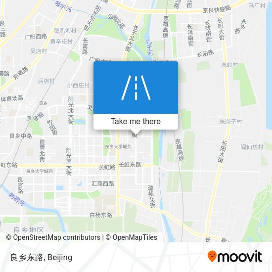 良乡东路 map