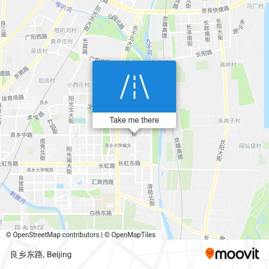 良乡东路 map