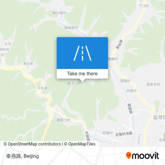 泰燕路 map
