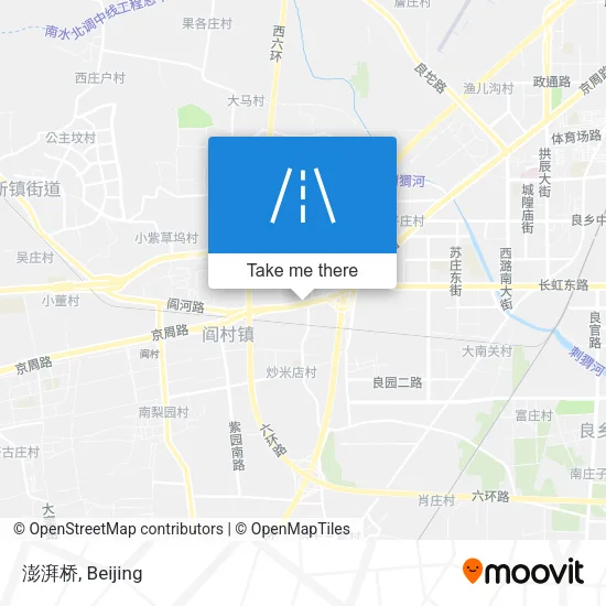 澎湃桥 map