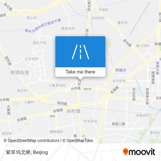 紫草坞北桥 map