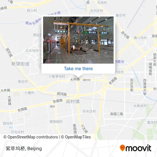 紫草坞桥 map