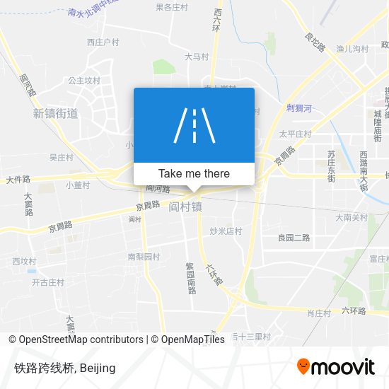 铁路跨线桥 map