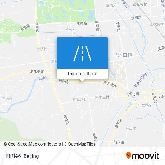 顺沙路 map