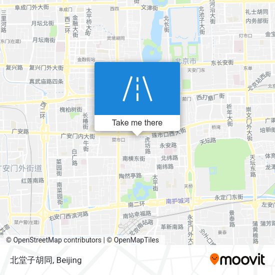 北堂子胡同 map