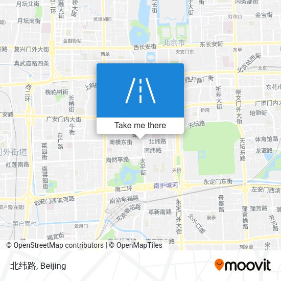 北纬路 map