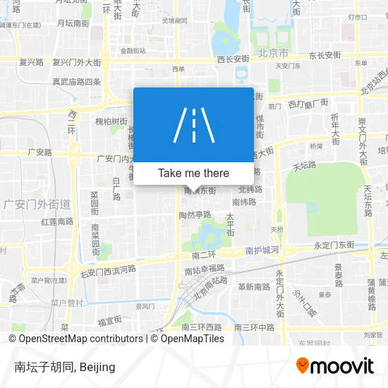 南坛子胡同 map