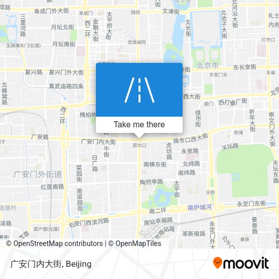 广安门内大街 map