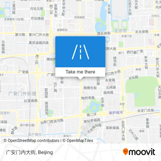 广安门内大街 map