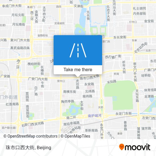 珠市口西大街 map