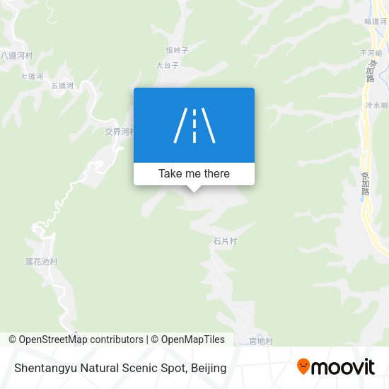 Shentangyu Natural Scenic Spot map