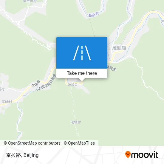 京拉路 map