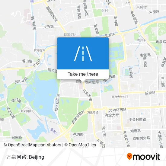 万泉河路 map