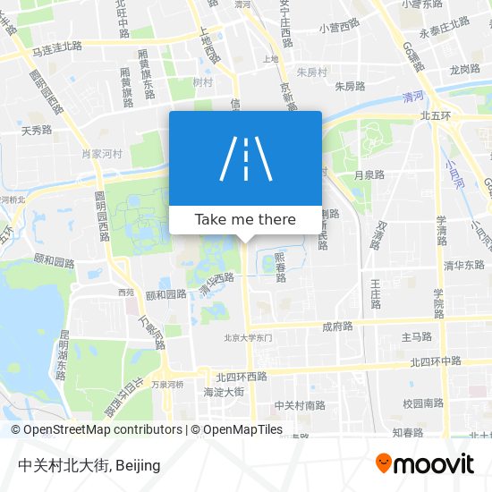 中关村北大街 map