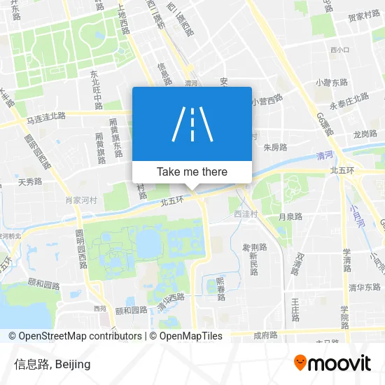 信息路 map