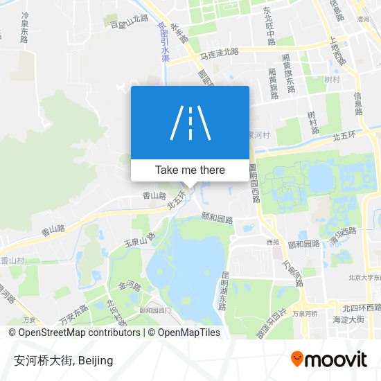 安河桥大街 map