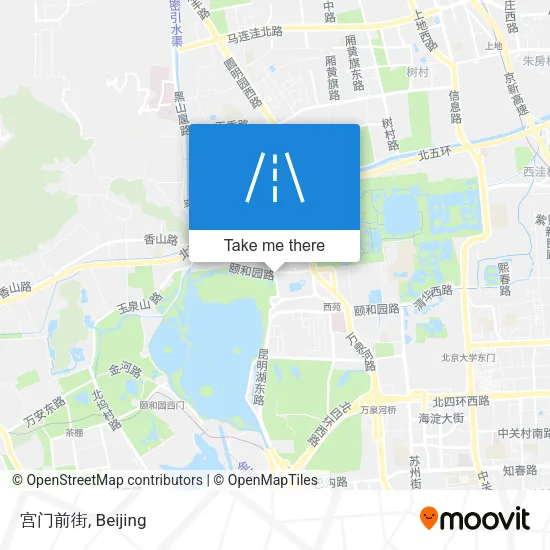 宫门前街 map