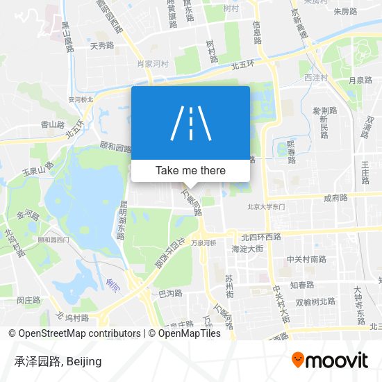 承泽园路 map