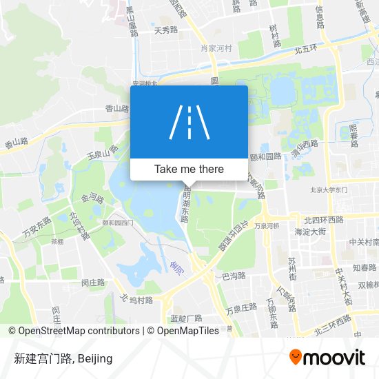 新建宫门路 map