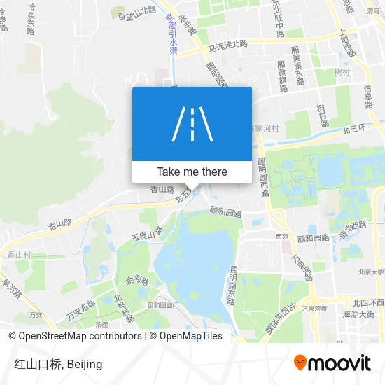 红山口桥 map