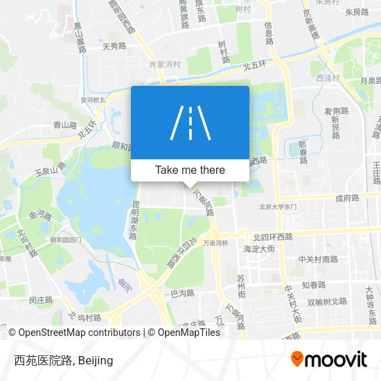 西苑医院路 map