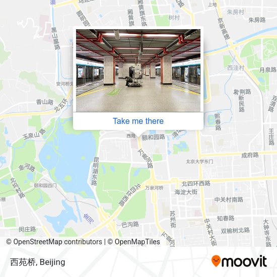 西苑桥 map