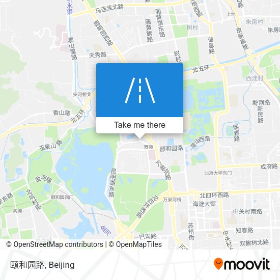 颐和园路 map