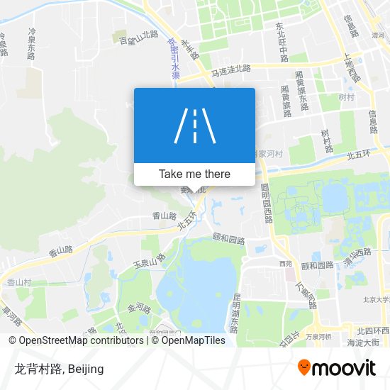 龙背村路 map