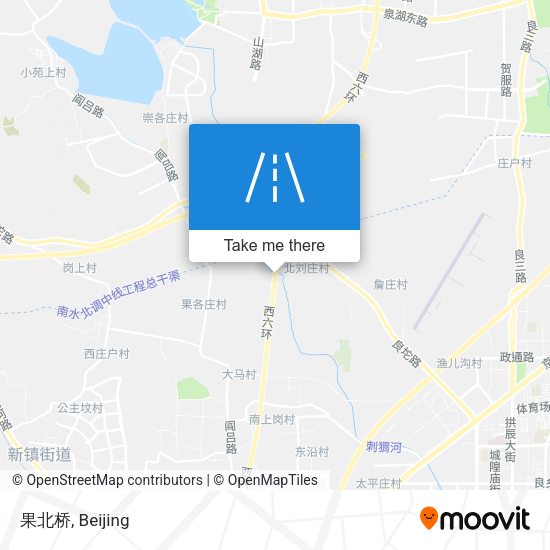 果北桥 map