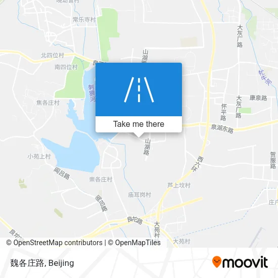 魏各庄路 map