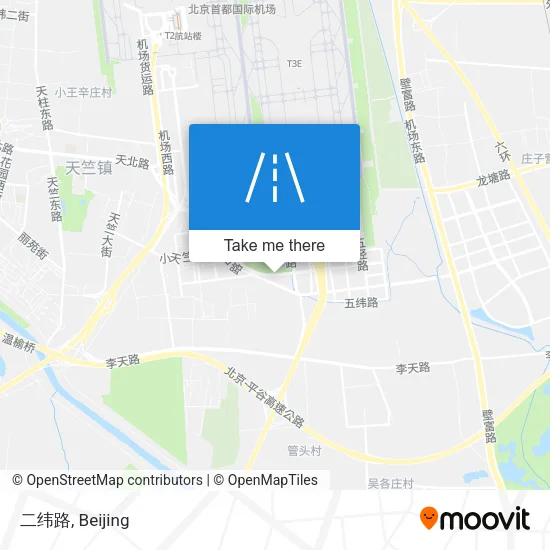 二纬路 map